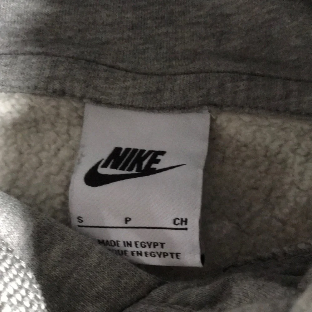 Nike Gray Hoodie with‎ Smiley Face Graphics